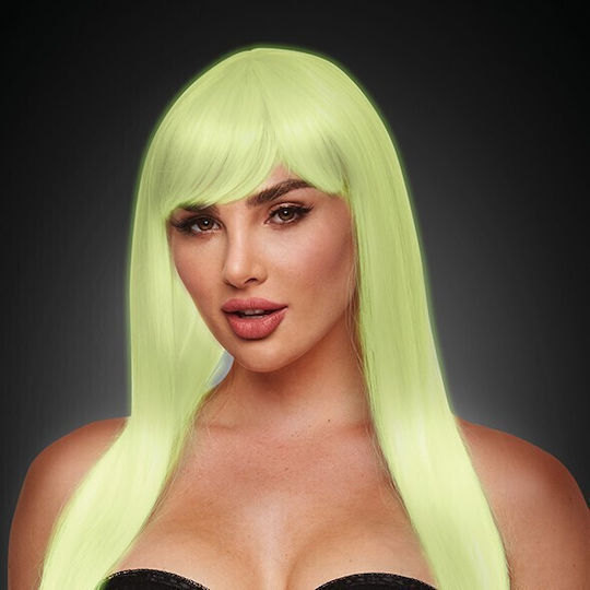 Pleasure Wigs Wig Glow in the Dark White