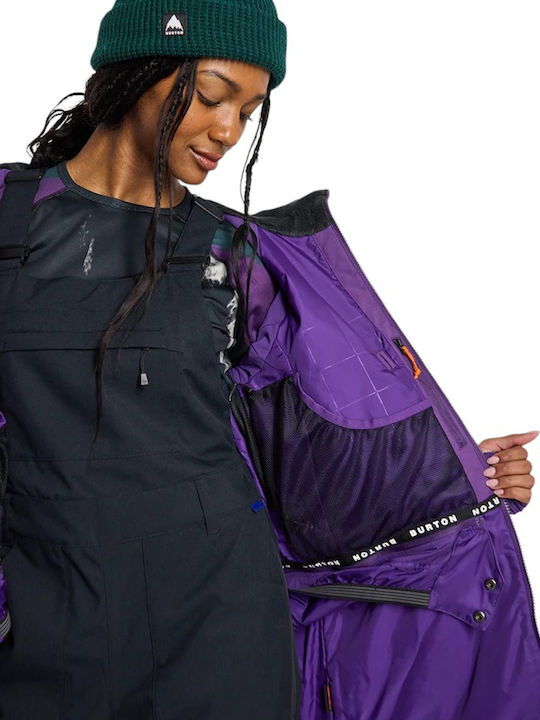 Burton 23828101501 Γυναικείο Μπουφάν για Σκι & Snowboard Μωβ