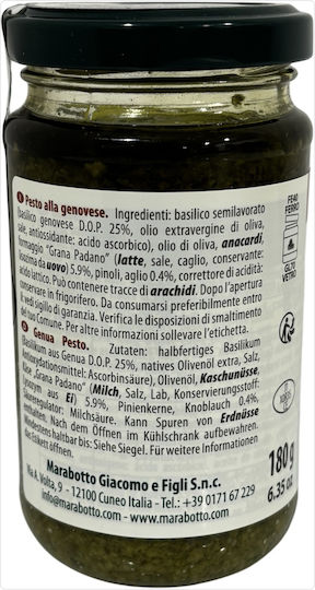 Pesto alla Genovese Sauce 180g "marabotto"