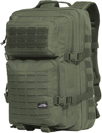 Tac Maven Assault Large Military Backpack Backpack made of Polyester Green 51lt