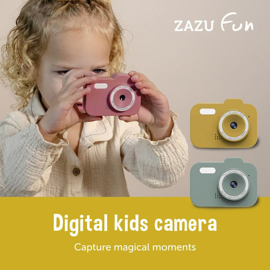 Zazu Fun Ψηφιακή Παιδική Φωτογραφική Μηχανή 48 Mp Πράσινη
