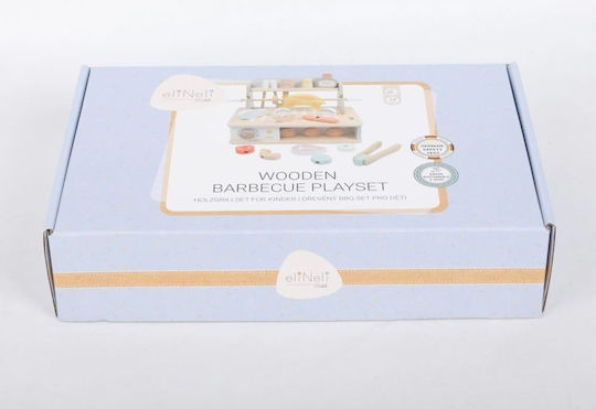 Elineli Montessori Ξύλινη Ψησταριά Παιδιά Αξεσουάρ – Set Bbq