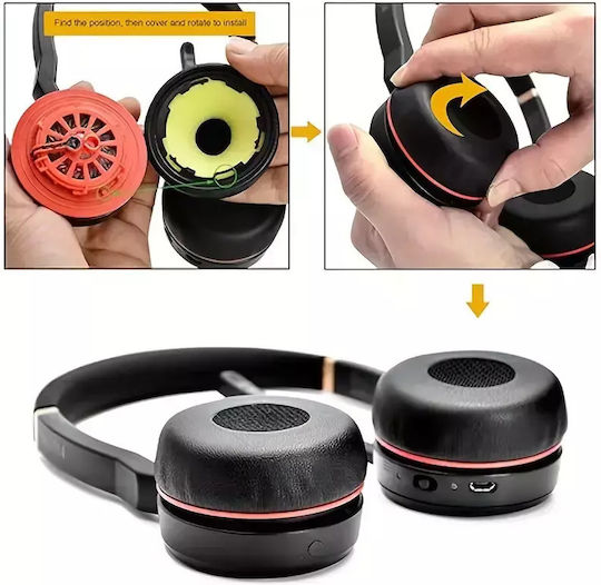 Replacement Ear Cushions Jabra Evolve Jabra Evolve 75 Series Pair Black