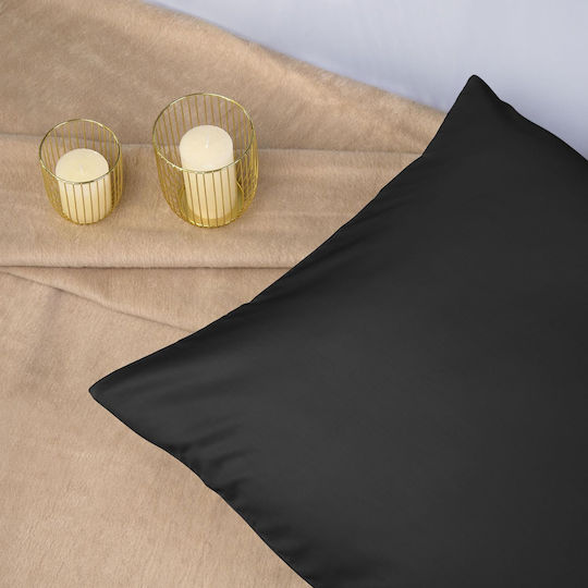 Darymex Μαξιλαροθήκη Black 50x80εκ.