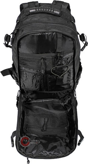 MFH Aktion Military Backpack Backpack made of Polyester Black 40lt