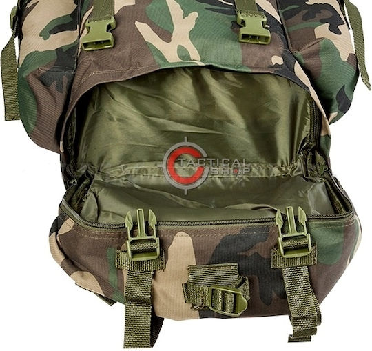 Mil-Tec Military Backpack Backpack made of Polyester Woodland Woodland 35lt
