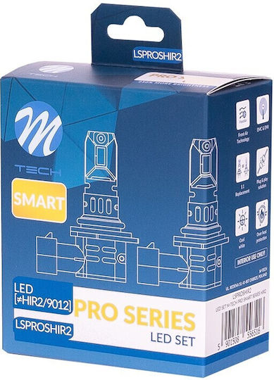 M-Tech Lamps Car HIR2-9012 Canbus LED 6000K Cold White 12V 36W 2pcs