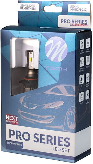 M-Tech Lampen Auto HIR2-9012 Canbus LED 6500K Kaltes Weiß 12V 40W 2Stück