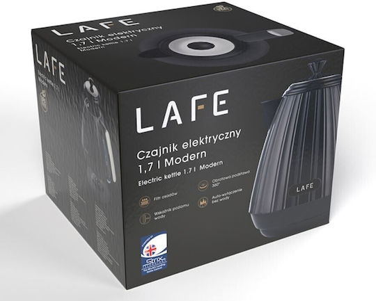 Lafe Modern Pro Βραστήρας 1.7lt 2200W Μαύρος