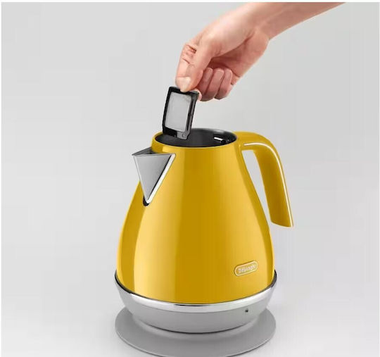 De'Longhi Icona Capitals New York Reisekessel 1.7Es 2000W Gelb