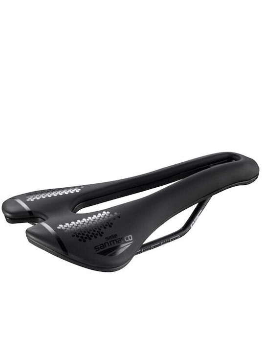 Selle San Marco Aspide Short Open-fit Dynamic Narrow Black Bicycle Saddle Racing