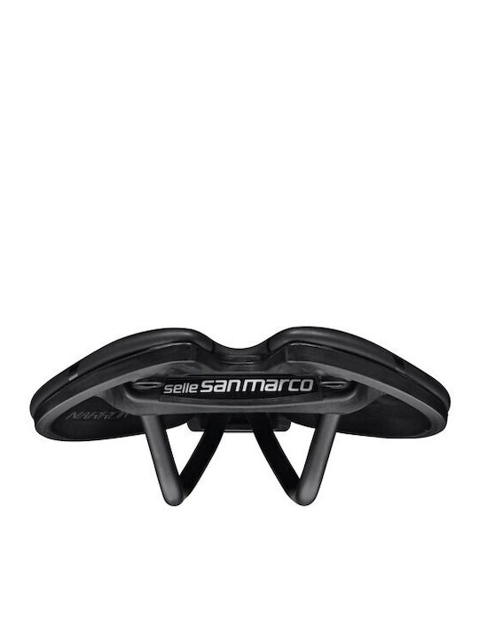 Selle San Marco Aspide Short Open-fit Dynamic Narrow Black Bicycle Saddle Racing