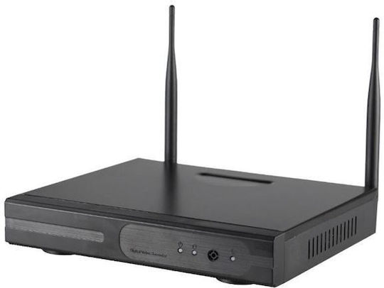 Überwachungssystem 4 Kameras Drahtlose Kameras IP 720P mit Rekorder NVR & Festplatte 500GB