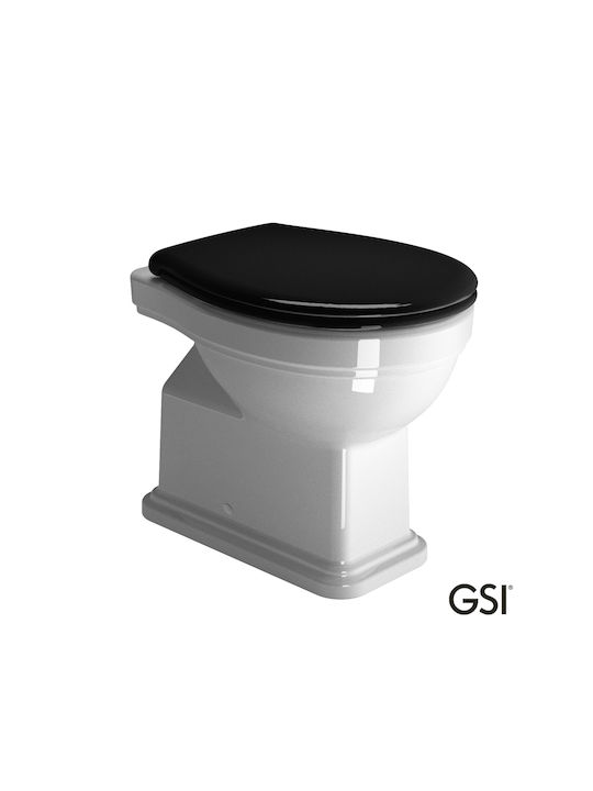 GSI Тоалетна, стояща на пода с Капак Софт Клоуз Черен