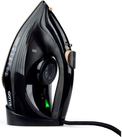 Gotie GZE-2600 Steam Iron 2600W with Ceramic Plate and Continuous Steam Supply 25g/min