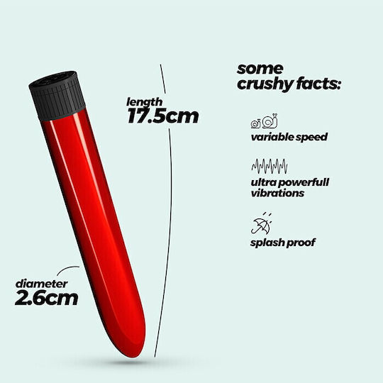 Sweetvibes Bullet Crushious Classic Vibrator Bullet Roșu
