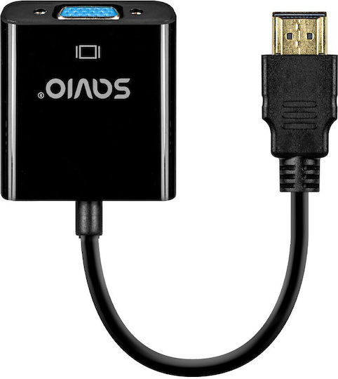 Savio HDMI Male to VGA Female Converter