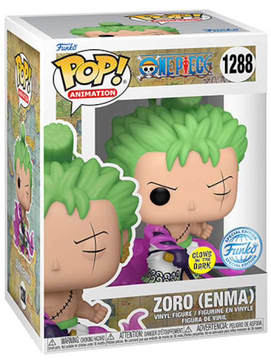Funko Pop! Animation: Ein Stück - Zoro with Enma (Enma) 1288 Leuchtet im Dunkeln Sonderausgabe