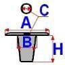 Romix Upholstery Clip