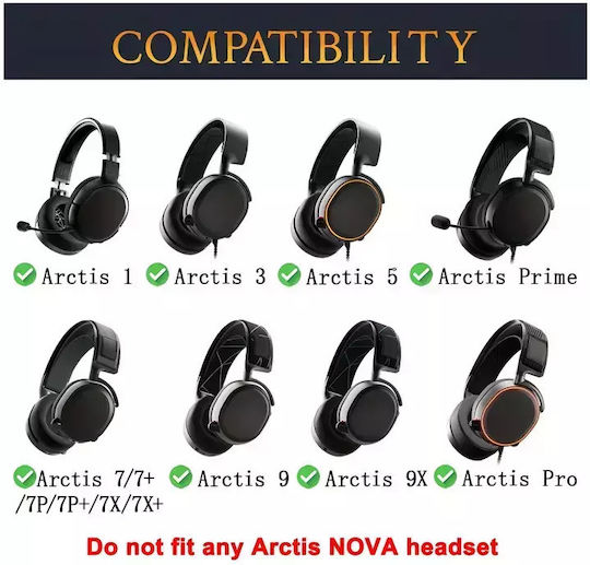 SteelSeries Perne de Schimb pentru Căști pentru SteelSeries Arctis 1/3/5/7/9/Arctis Pro