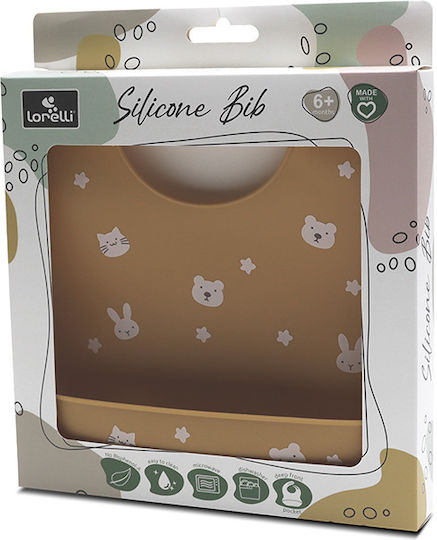 Kikka Boo Waterproof Bib Silicone with Pocket Yellow