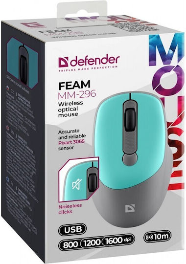 Defender Безжичен Мишка Зелен