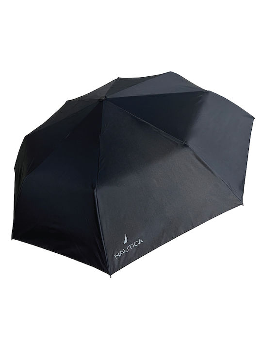 Nautica Windproof Automatic Umbrella Compact Black