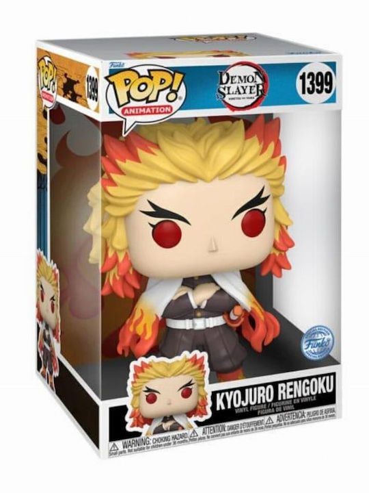 Funko Pop! Supersized 10" Animation: Demon Slayer - Kyojuro Rengoku 1399 Special Edition