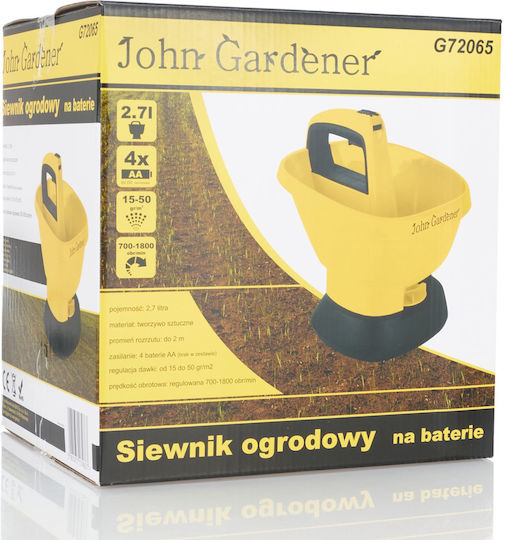 John Gardener Seed/Fertilizer Distributor Battery with Capacity 2.7lt
