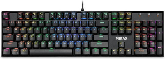 Defender Mirax GK-352 Gaming Μηχανικό Πληκτρολόγιο με Outemu Blue διακόπτες και RGB φωτισμό (Αγγλικό US)