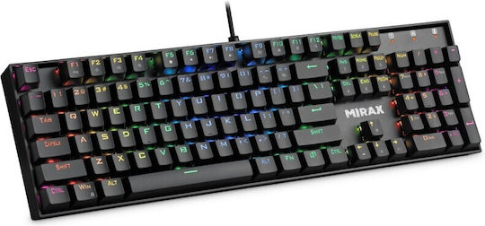 Defender Mirax GK-352 Gaming Μηχανικό Πληκτρολόγιο με Outemu Blue διακόπτες και RGB φωτισμό (Αγγλικό US)