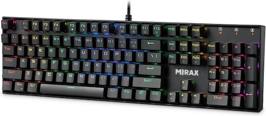 Defender Mirax GK-352 Gaming Μηχανικό Πληκτρολόγιο με Outemu Blue διακόπτες και RGB φωτισμό (Αγγλικό US)