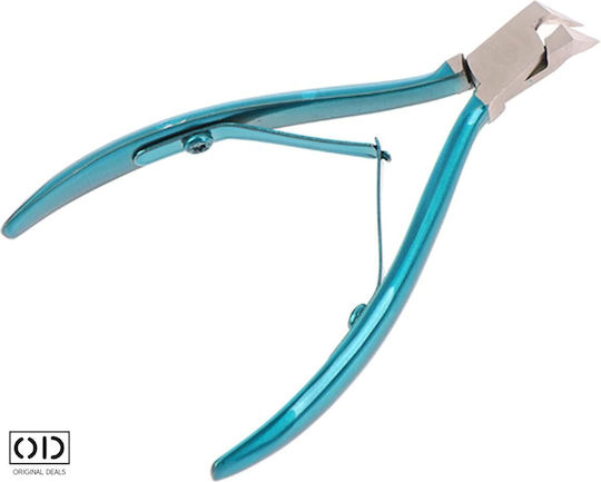 Cleste Profesional pentru Unghii de la Picioare, Cap de Tăiere Drept la 120 de Grade, Material Premium, Design Manevrabil, Ușor de Folosit, Dimensiune 10 X 6.5 Cm, Turcoaz, Oferte Originale