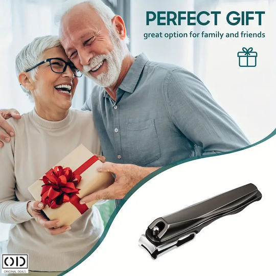 Cleste Profesional pentru Pedichiură Unghii Cap de Tăiere Rotativ 360 de Grade Material Premium Design Manevrabilitate Ușor de Folosit Dimensiune 9.5 X 1.3 Cm Negru Oferte Originale