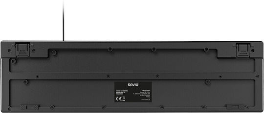Savio Kb-01 Πληκτρολόγιο Αγγλικό US