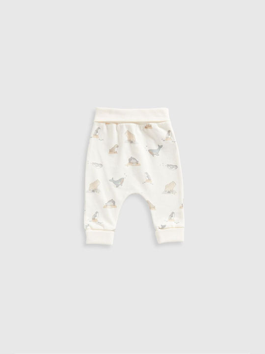 Mothercare Baby Bodysuit Set Long-Sleeved with Pants Beige 4pcs