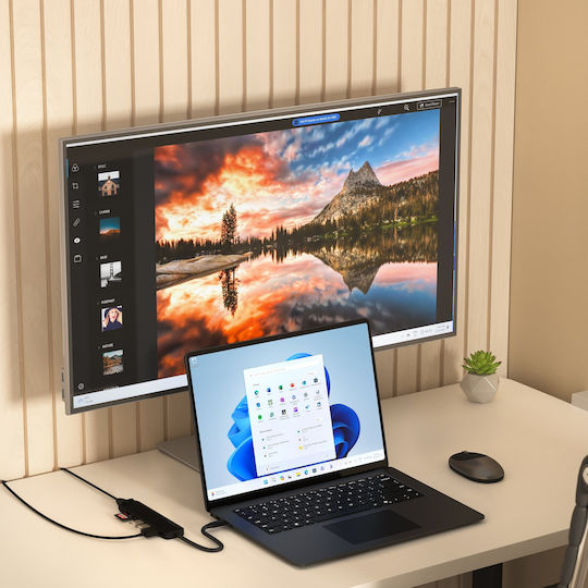 Satechi USB-C Docking Station with HDMI 4K PD Ethernet Black (ST-P7SK)