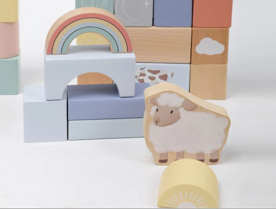 Eli Neli Educational Blocks made of Wood 70pcs