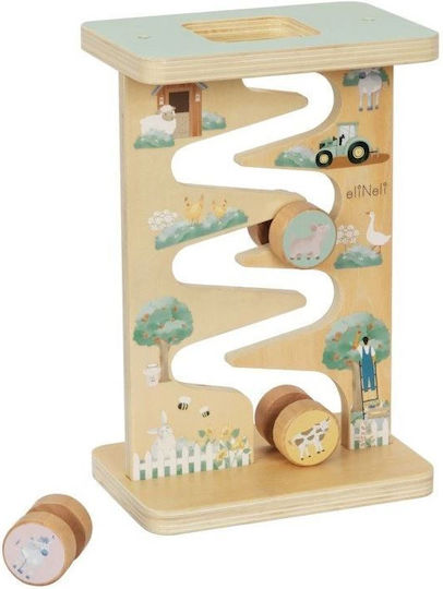 Eli Neli Babyspielzeug Lernbox aus Holz mit Sounds für 12++ Monate