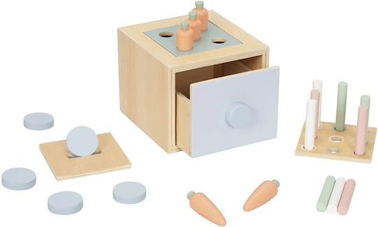Eli Neli Babyspielzeug Lernbox aus Holz mit Sounds für 12++ Monate