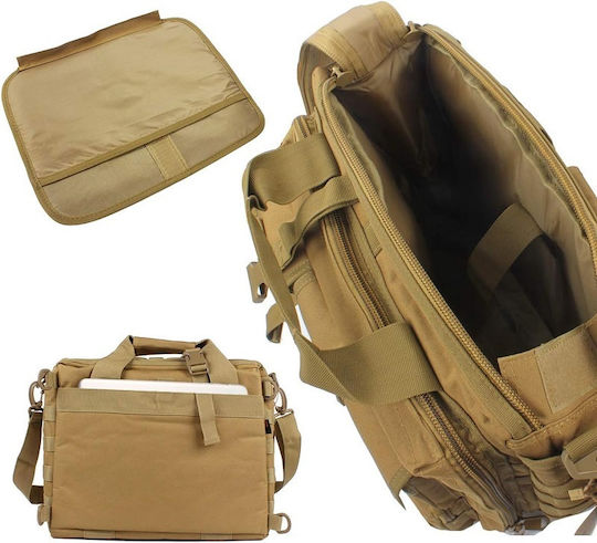 Military Backpack Travel made of Polyester Beige