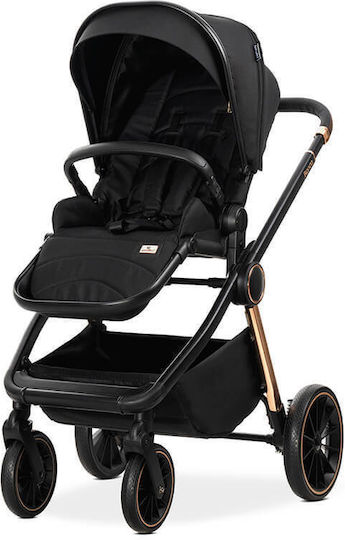 Lorelli Bianca Verstellbar 3 in 1 Baby Kinderwagen Geeignet für Neugeborene Schwarz
