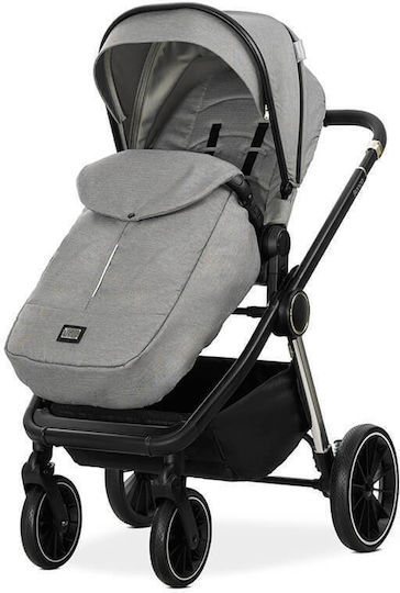 Lorelli Bianca Adjustable 3 in 1 Baby Stroller Suitable for Newborn Gray