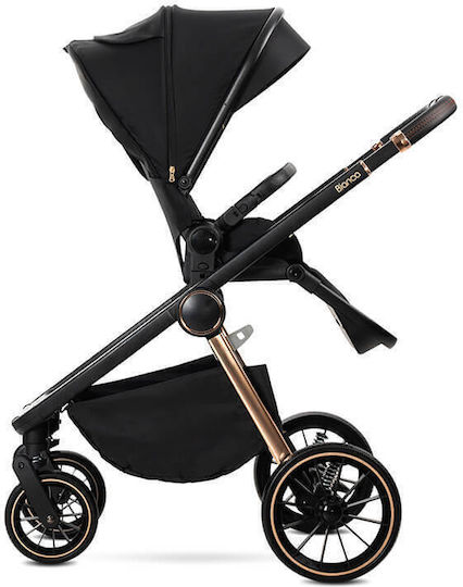 Lorelli Bianca Verstellbar 3 in 1 Baby Kinderwagen Geeignet für Neugeborene Schwarz