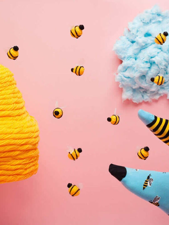 Many Mornings Παιδικές Κάλτσες Bee Bee Μπλε