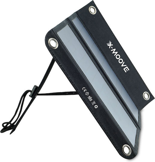 X-Moove Αναδιπλούμενο Ηλιακό Panel Φορτιστής 12W με USB Output (Φορητών Συσκευών)