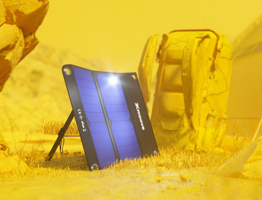 X-Moove Αναδιπλούμενο Ηλιακό Panel Φορτιστής 12W με USB Output (Φορητών Συσκευών)