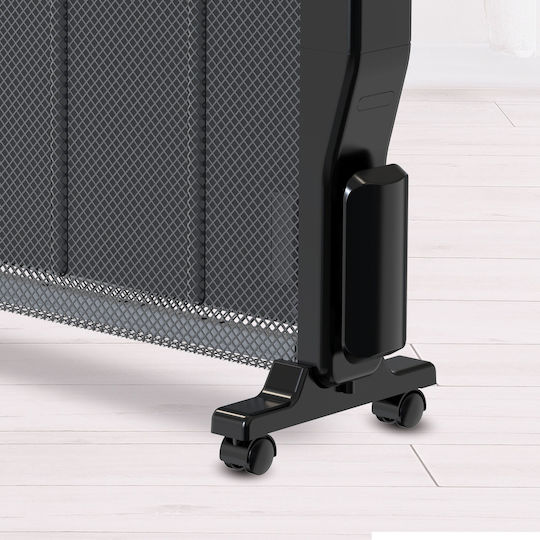 Rohnson Konvektorheizung Boden 2500W Mica mit elektronischem Thermostat und WiFi 64.5x66cm Gray
