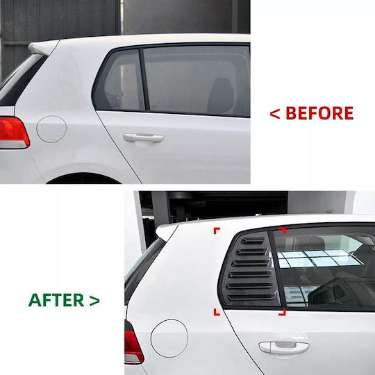 Carner Αεραγωγός Αυτοκινήτου Πίσω Συμβατός με Volkswagen Golf 08-11