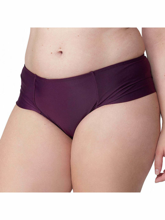 Bikini Slip Ψηλόμεσο Μωβ